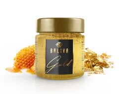 Baliva Gold – 23 Ayar Yenilebilir Altın ve Çiçek Balının Zirvesi (250 gr)